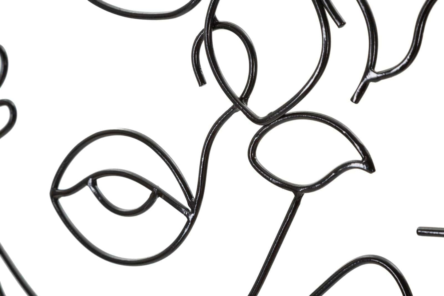 Mauro Ferretti IRON WALL PANEL WOMAN WITH FLOWERS CM 60X1X80