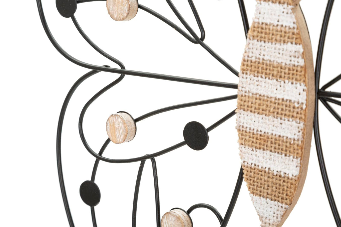 Mauro Ferretti IRON/WOOD WALL PANEL BUTTERFLY CM 39,5X1,5X33,5 MIN 2