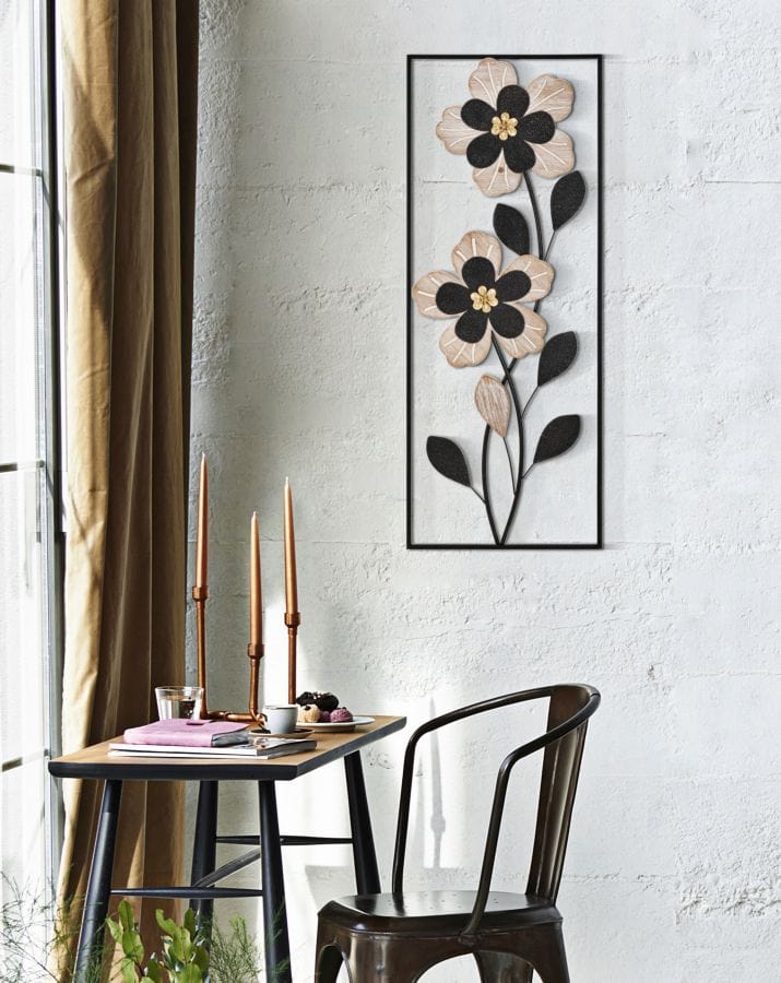 Mauro Ferretti IRON/WOOD WALL PANEL DIVAKER -B-CM 27X2,5X70