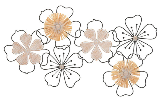 Mauro Ferretti IRON/WOOD WALL PANEL ITIS CM 75X3,5X42