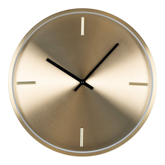 House Nordic ApS Istanbul Wall Clock - Wandklok, aluminium, goud, stil uurwerk, rond, ø30