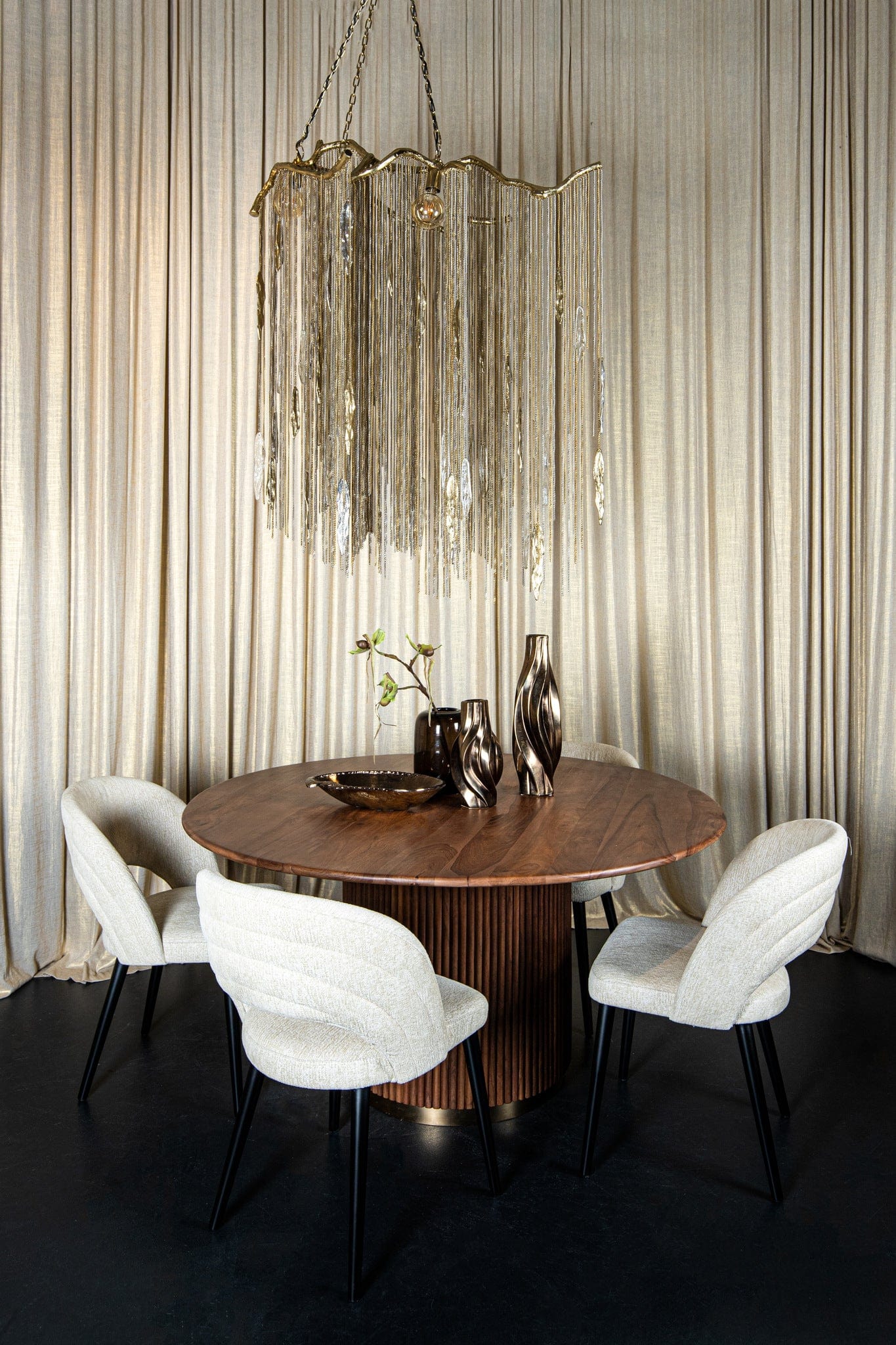 PTMD Ivel Bronzen keramische pot onregelmatige vorm S