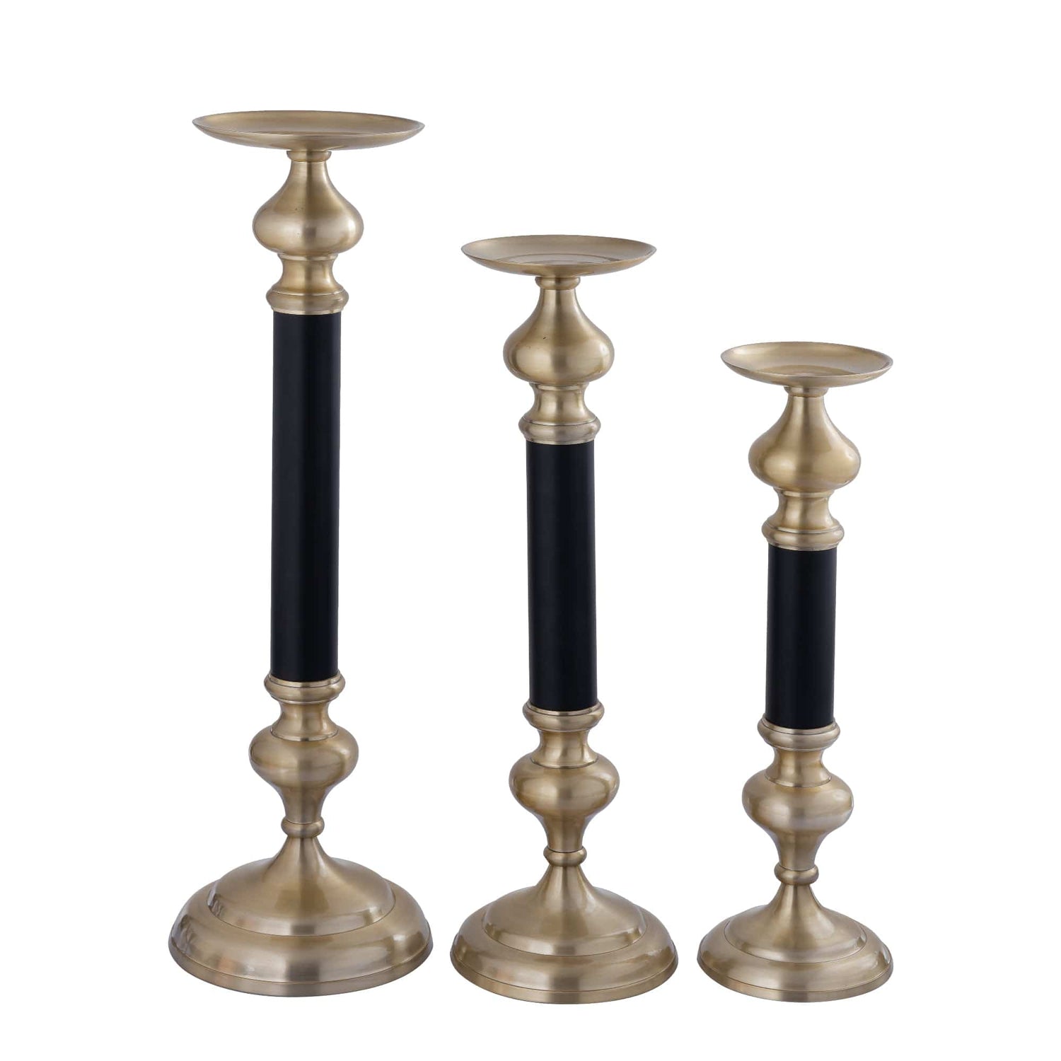 PTMD Ixen Champagne gegoten alu kandelaar M