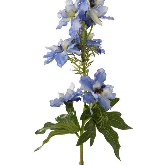 J-Line J-Line Bloem Delphinium Plastiek Licht Blauw
