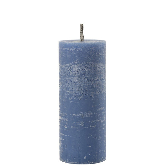 J-Line J-Line Buitenkaars Pilaar Paraffine Blauw Large-45Uren