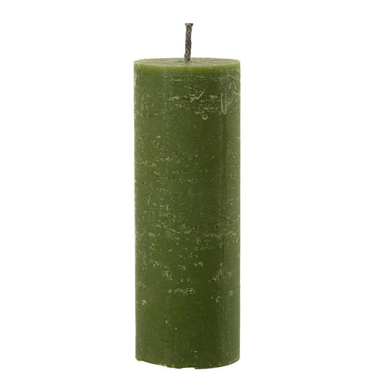 J-Line J-Line Buitenkaars Pilaar Paraffine Groen Extra Large-50Uren