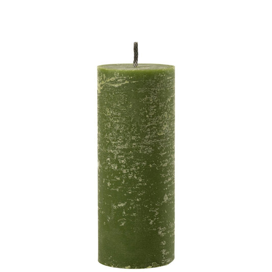 J-Line J-Line Buitenkaars Pilaar Paraffine Groen Large-45Uren