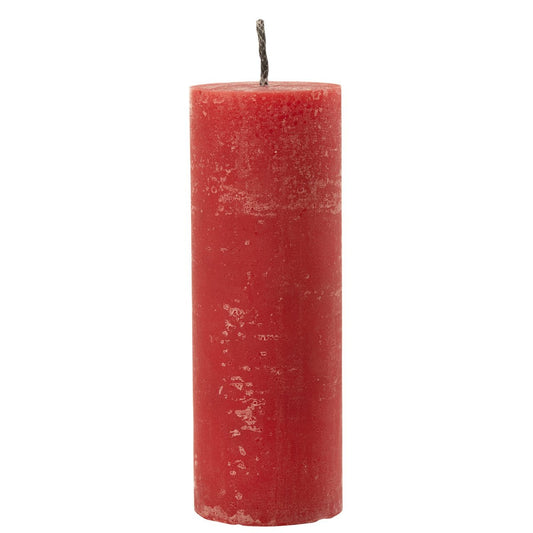 J-Line J-Line Buitenkaars Pilaar Paraffine Rood Extra Large-50Uren