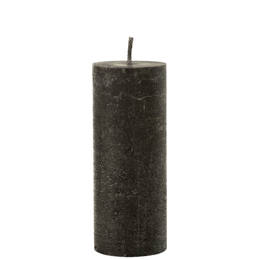 J-Line J-Line Buitenkaars Pilaar Paraffine Zwart Large-45Uren