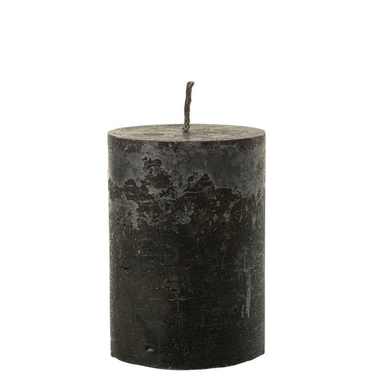 J-Line J-Line Buitenkaars Pilaar Paraffine Zwart Medium-95Uren