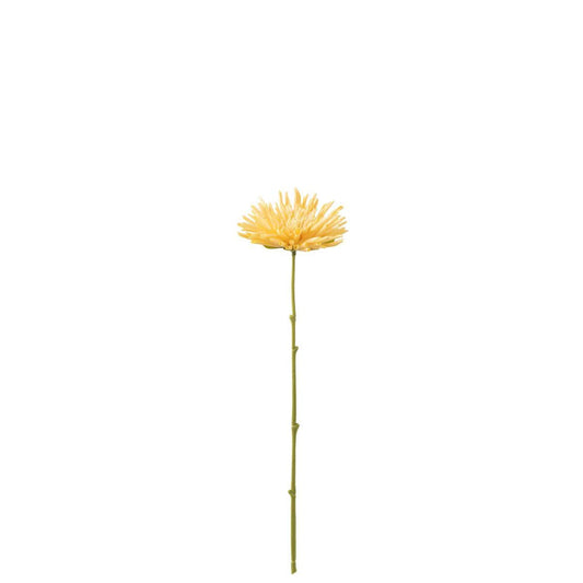 J-Line J-Line Chrysant Mini Plastiek Licht Geel