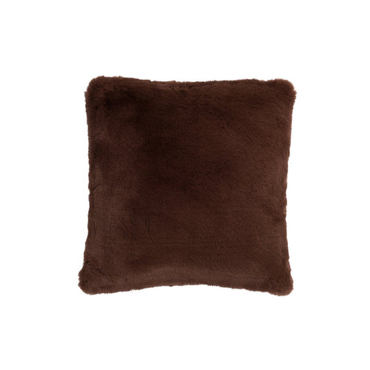 J-Line J-Line Cutie Sierkussen –  Polyester – 45x45 cm – Bruin