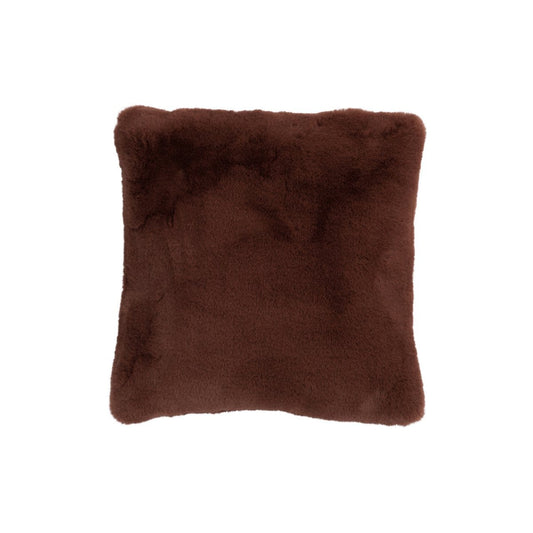 J-Line J-Line Cutie Sierkussen –  Polyester – 45x45 cm – Lichtbruin
