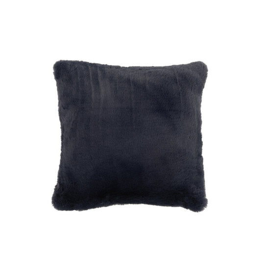 J-Line J-Line Cutie Sierkussen –  Polyester – 45x45 cm – Middenblauw