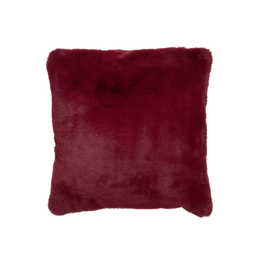 J-Line J-Line Cutie Sierkussen –  Polyester – 45x45 cm – Rood