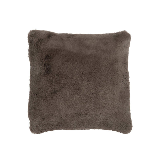 J-Line J-Line Cutie Sierkussen –  Polyester – 45x45 cm – Taupe