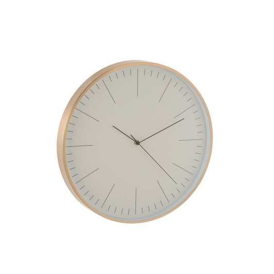 J-Line J-Line Gerbert klok - metaal - goud - Ø 40 cm