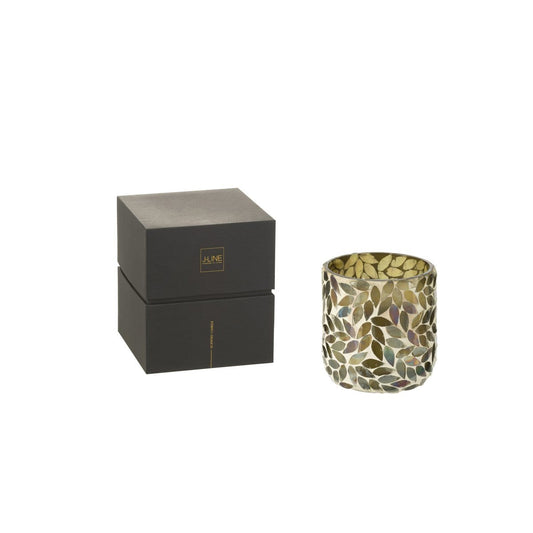 J-Line J-Line geurkaars Tender Rose - wax - groen - small - 50U