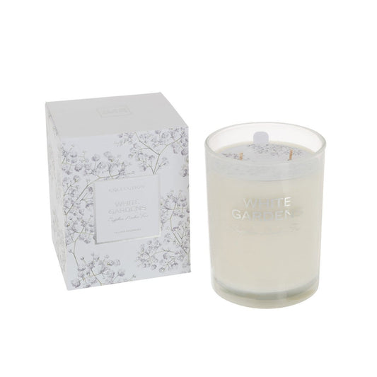 J-Line J-Line geurkaars White Gardens - wit - large - 70U