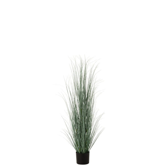 J-Line J-Line Grassen In Pot Plastiek Blauw/Groen Large