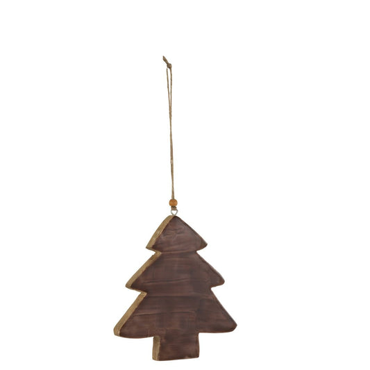 J-Line J-Line Hanger Boom Hout Bruin Groot