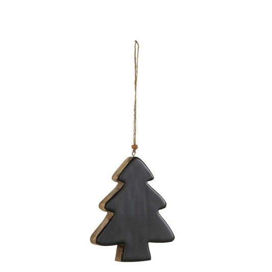 J-Line J-Line Hanger Boom Hout Zwart Large