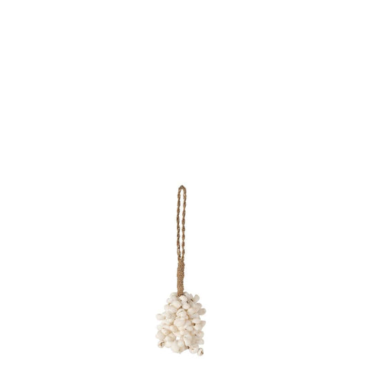 J-Line J-Line hanger - natuursteen - wit