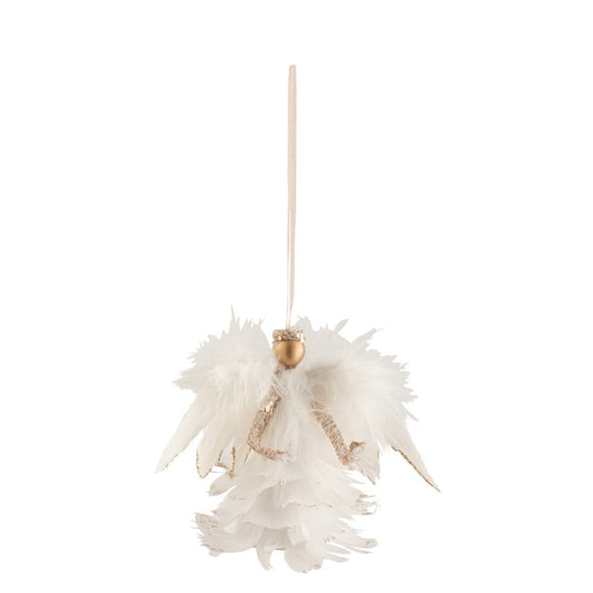 J-Line J-Line hanger - veren - ecru/goud