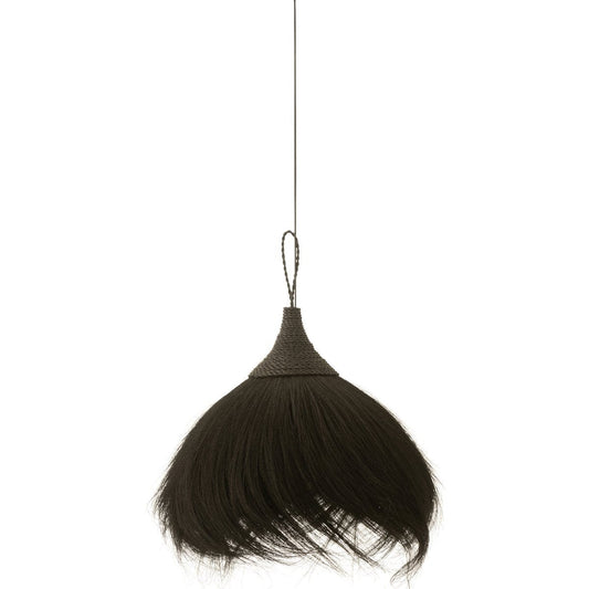 J-Line J-Line hanglamp Bal - gras - zwart