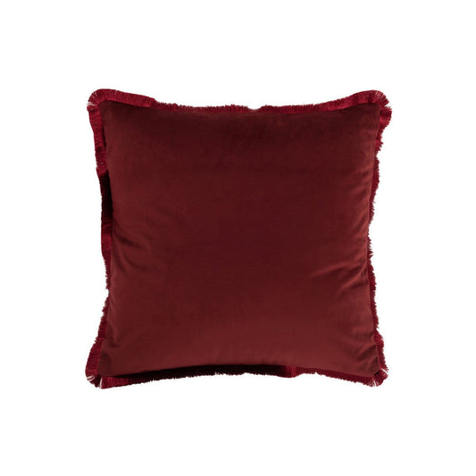 J-Line J-Line kussen Alpha Vierkant - polyester rood