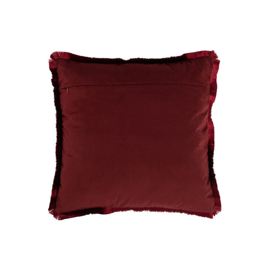 J-Line J-Line kussen Alpha Vierkant - polyester rood