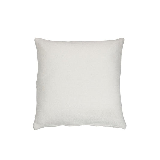 J-Line J-Line kussen Blad Fijn Vierkant - polyester - wit