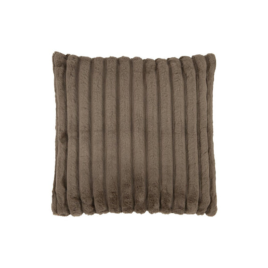 J-Line J-Line kussen Corduroy - polyester - taupe