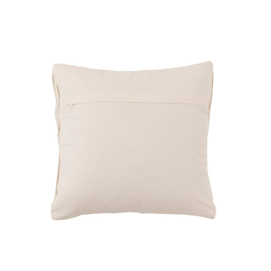 J-Line J-Line kussen Cosy - katoen - gebroken wit - large