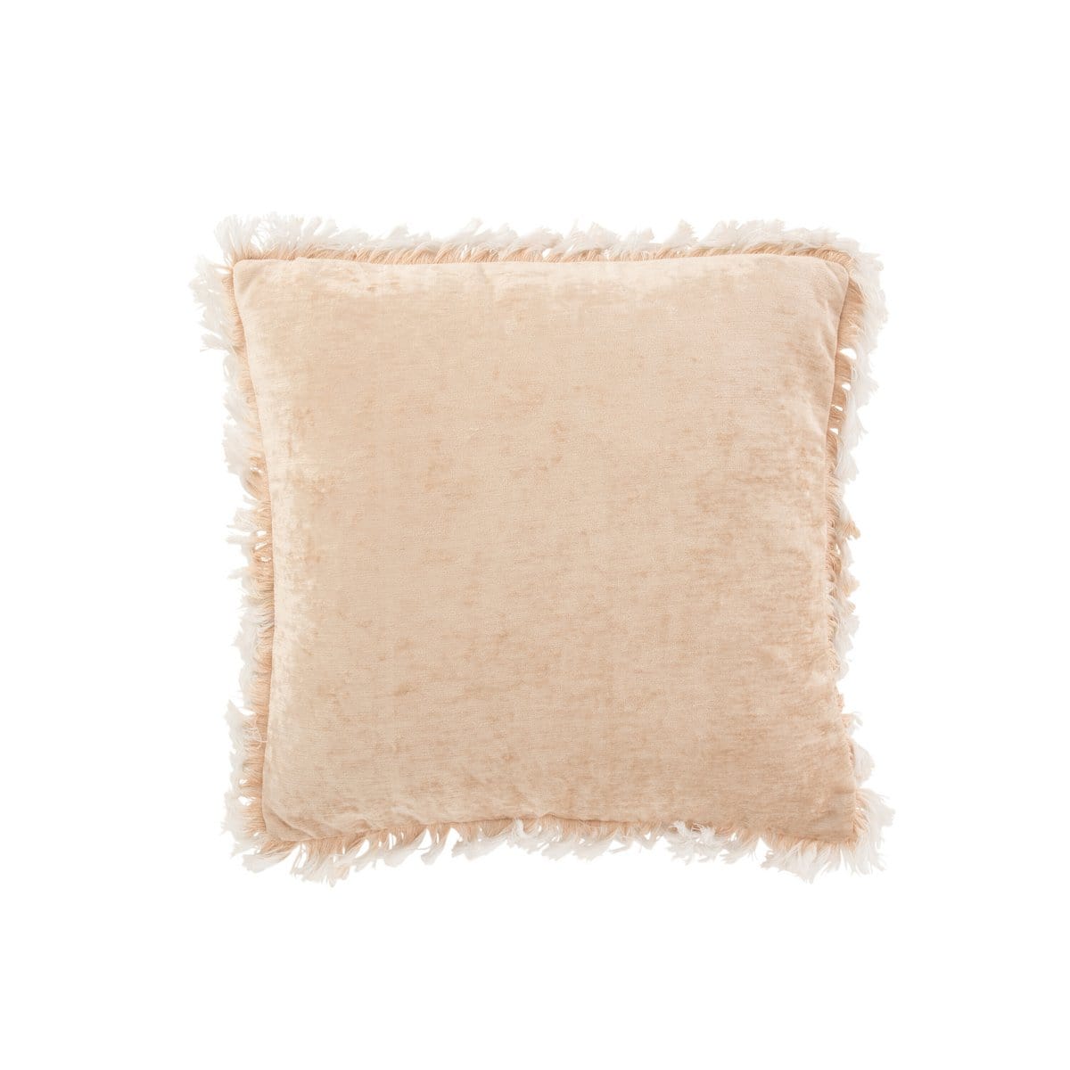 J-Line J-Line kussen Franje - polyester - beige