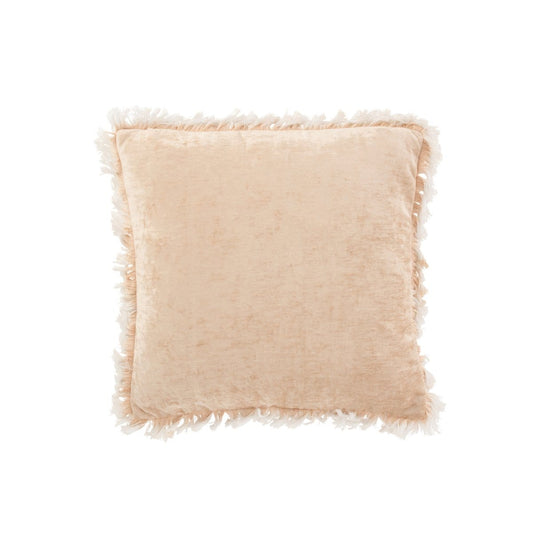 J-Line J-Line kussen Franje - polyester - beige