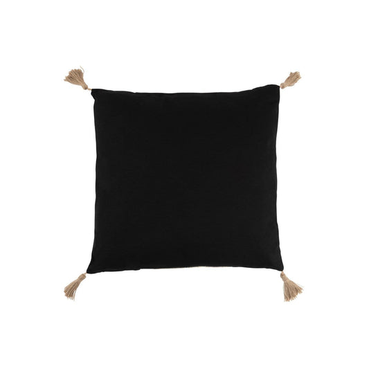 J-Line J-Line kussen Geweven Vierkant - polyester - zwart