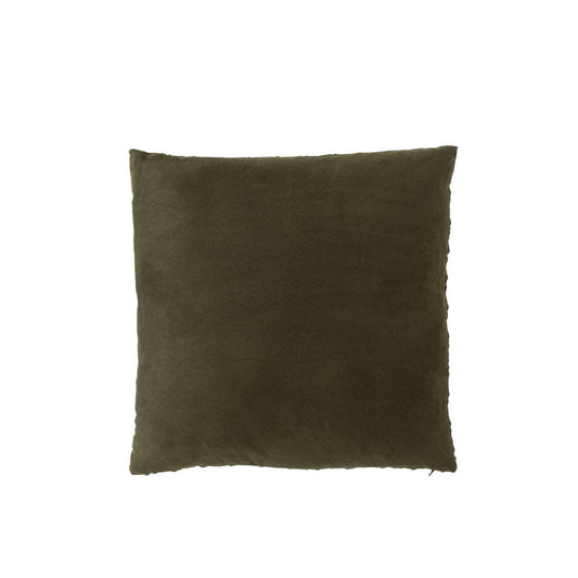 J-Line J-Line kussen Gewoven - polyester - groen