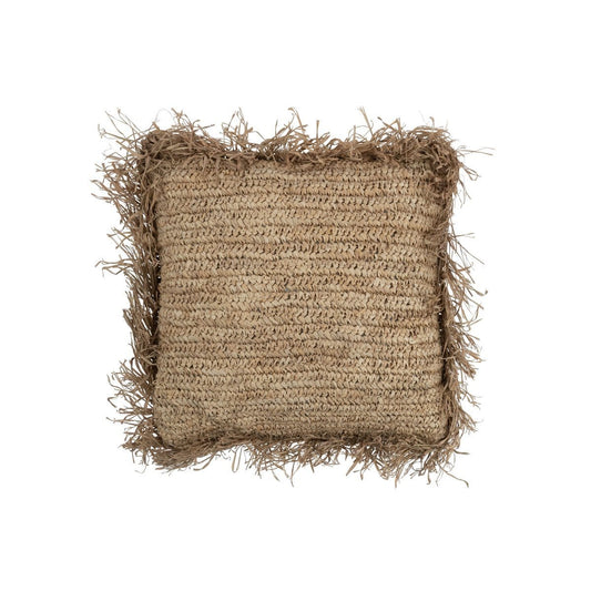 J-Line J-Line kussen Jeff Vierkant - rotan - naturel - large