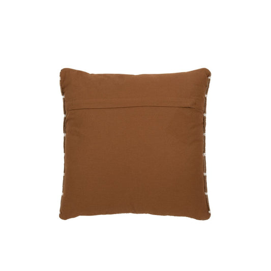 J-Line J-Line kussen Lijnen Outdoor - polyester - bruin/wit