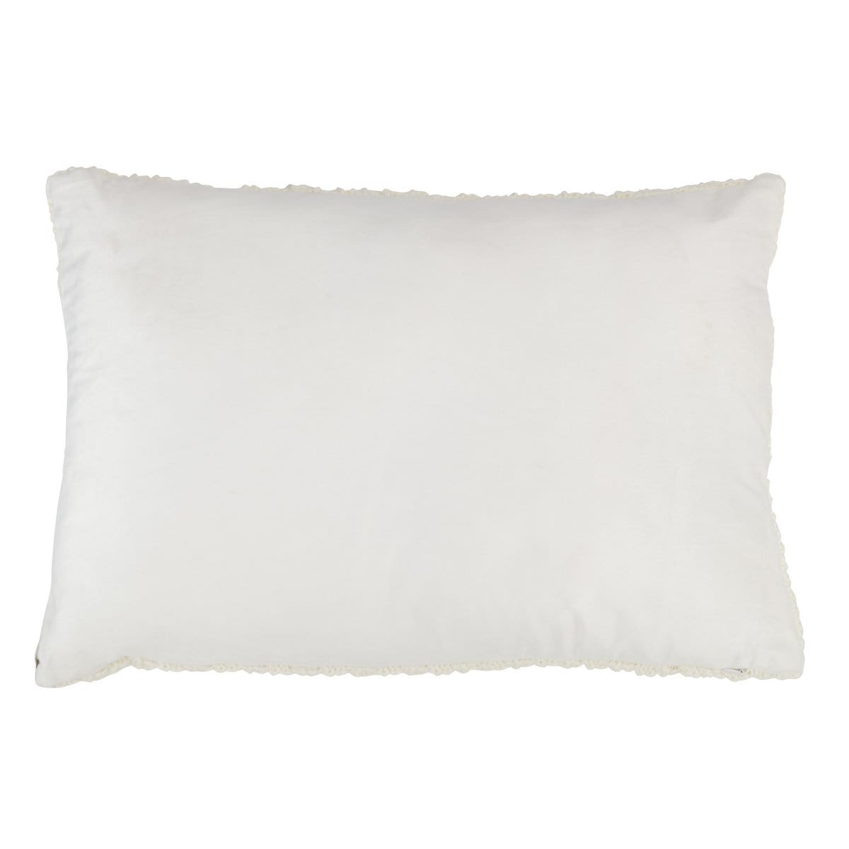 J-Line J-Line kussen Maison - polyester/acryl - rood/wit