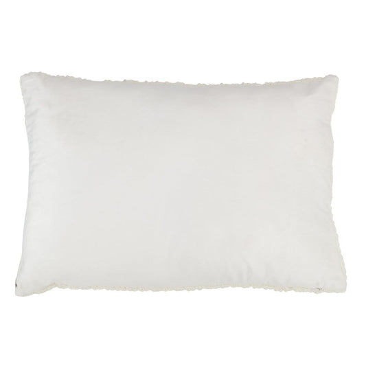 J-Line J-Line kussen Maison - polyester/acryl - rood/wit