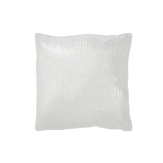 J-Line J-Line kussen Metaalachtig - polyester - zilver