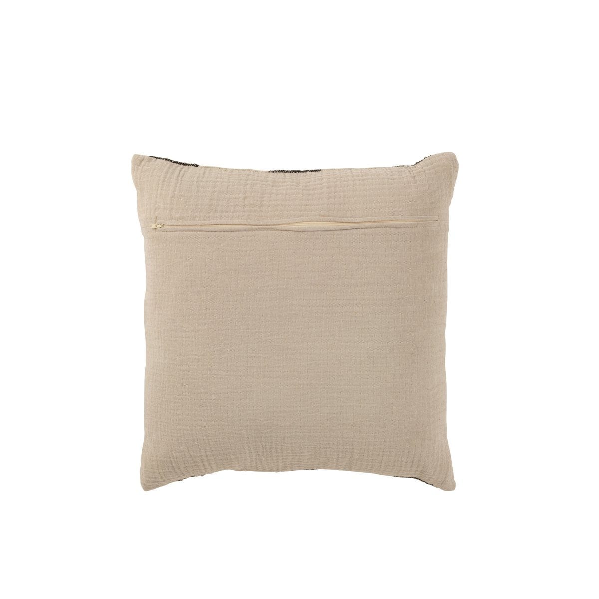 J-Line J-Line kussen Strepen - linnen - beige