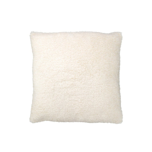 J-Line J-Line kussen Teddy - polyester - wit