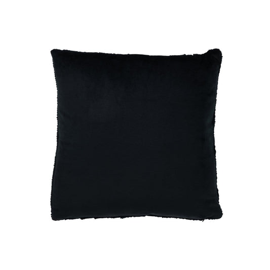 J-Line J-Line kussen Twist - polyester - zwart