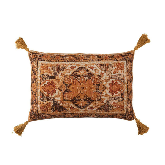 J-Line J-Line kussen Vintage Rechthoek - polyester - mix