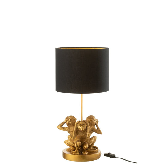 J-Line J-Line lamp Aap 3Delen - polyresin - goud
