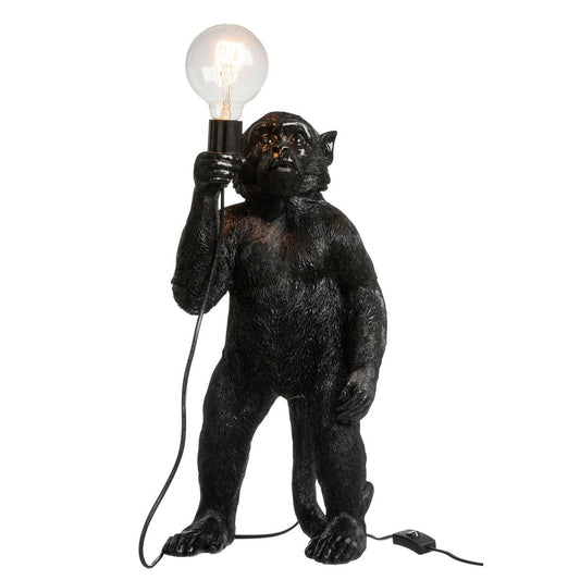 J-Line J-Line lamp Aap Staand - polyresin - zwart