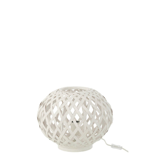 J-Line J-Line lamp - bamboe - wit